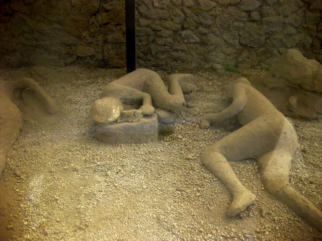 Victims in Pompeii