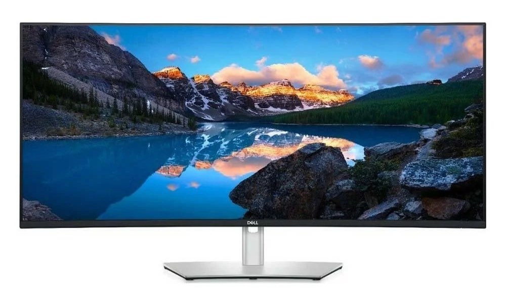 A Dell 40 inch ultra widescreen curved monitor